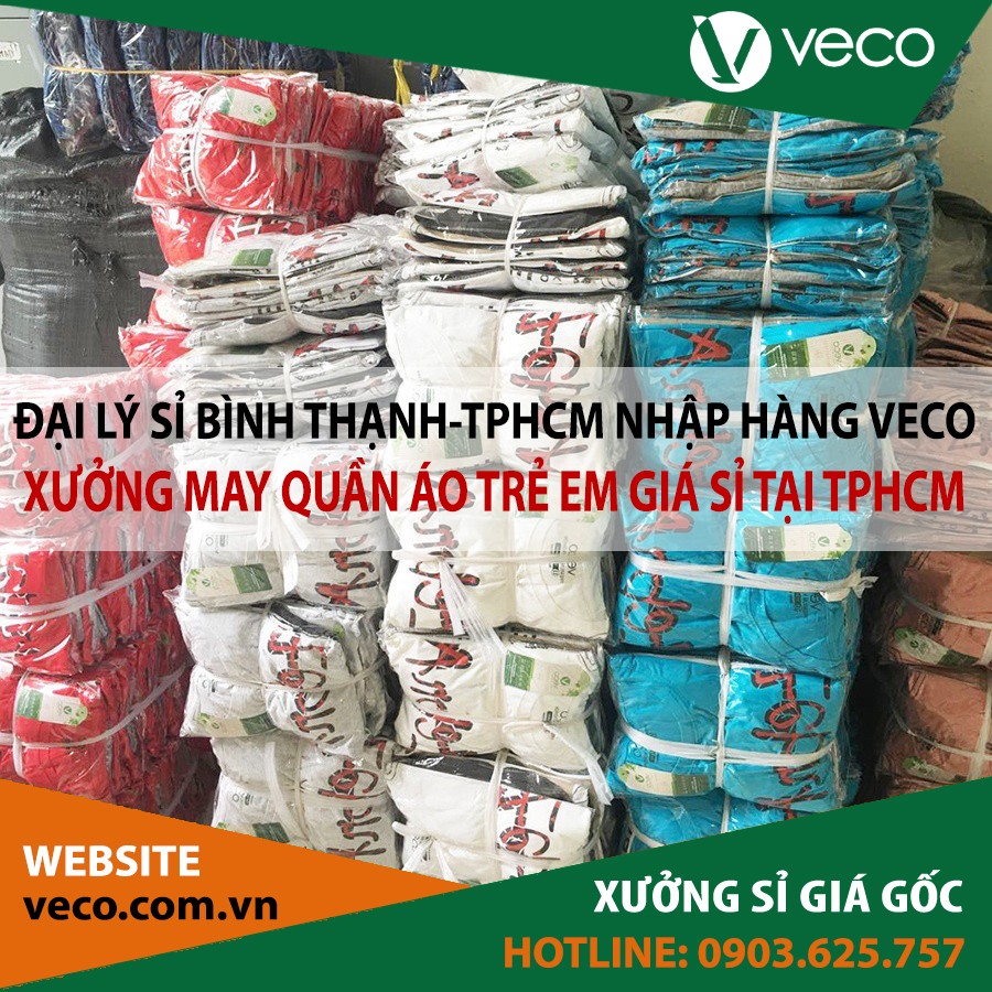VECO-xưởng may quần áo trẻ em giá sỉ tại tphcm